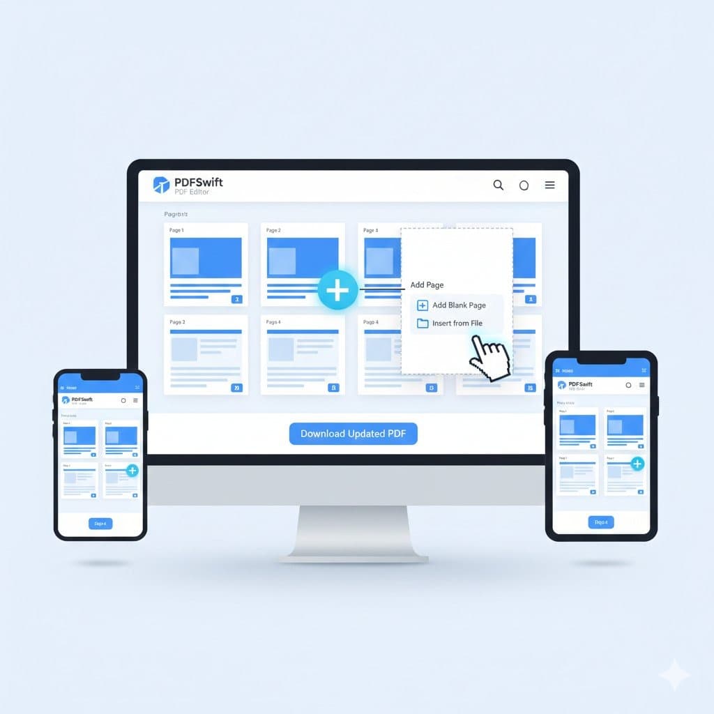 How to Add Pages to PDF Online (Insert Blank Page or Extra Page) – 2026 Guide
